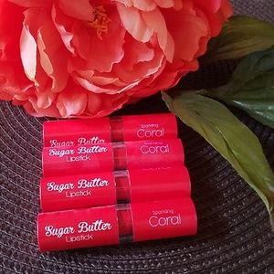 Sugar Butter Sparkling Coral Lipstick